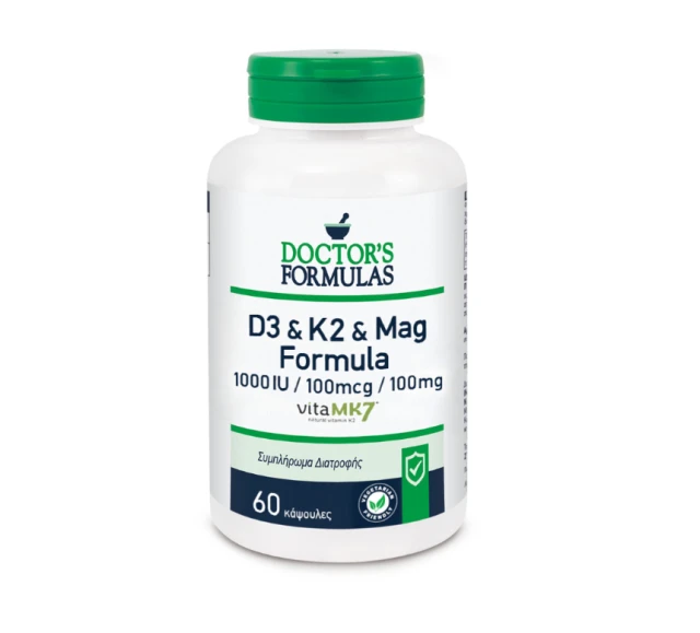 Doctor's Formulas D3 & K2 & Mag Formula, 60caps DOCTOR'S FORMULAS | Φαρμακείο Κατιρτζόγλου