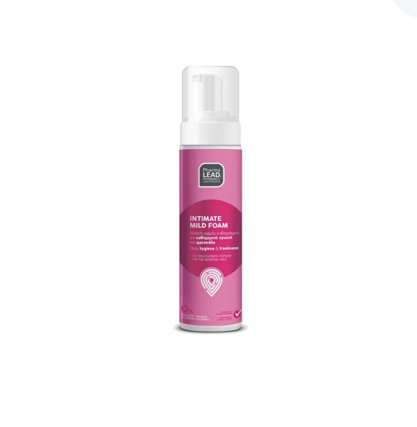 Pharmalead Intimate Mild Foam Αφρός Καθαρισμού για την Ευαίσθητη Περιοχή με Μενθόλη & Εκχύλισμα Χαμομηλιού, 200ml