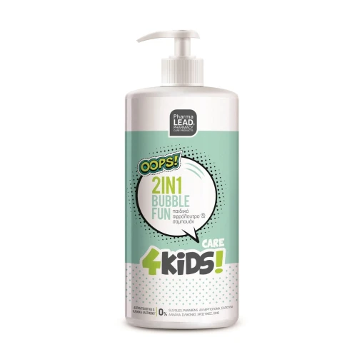 Pharmalead Kids 2 in 1 Bubble Fun Σαμπουάν & Αφρόλουτρο 2 σε 1, 1lt