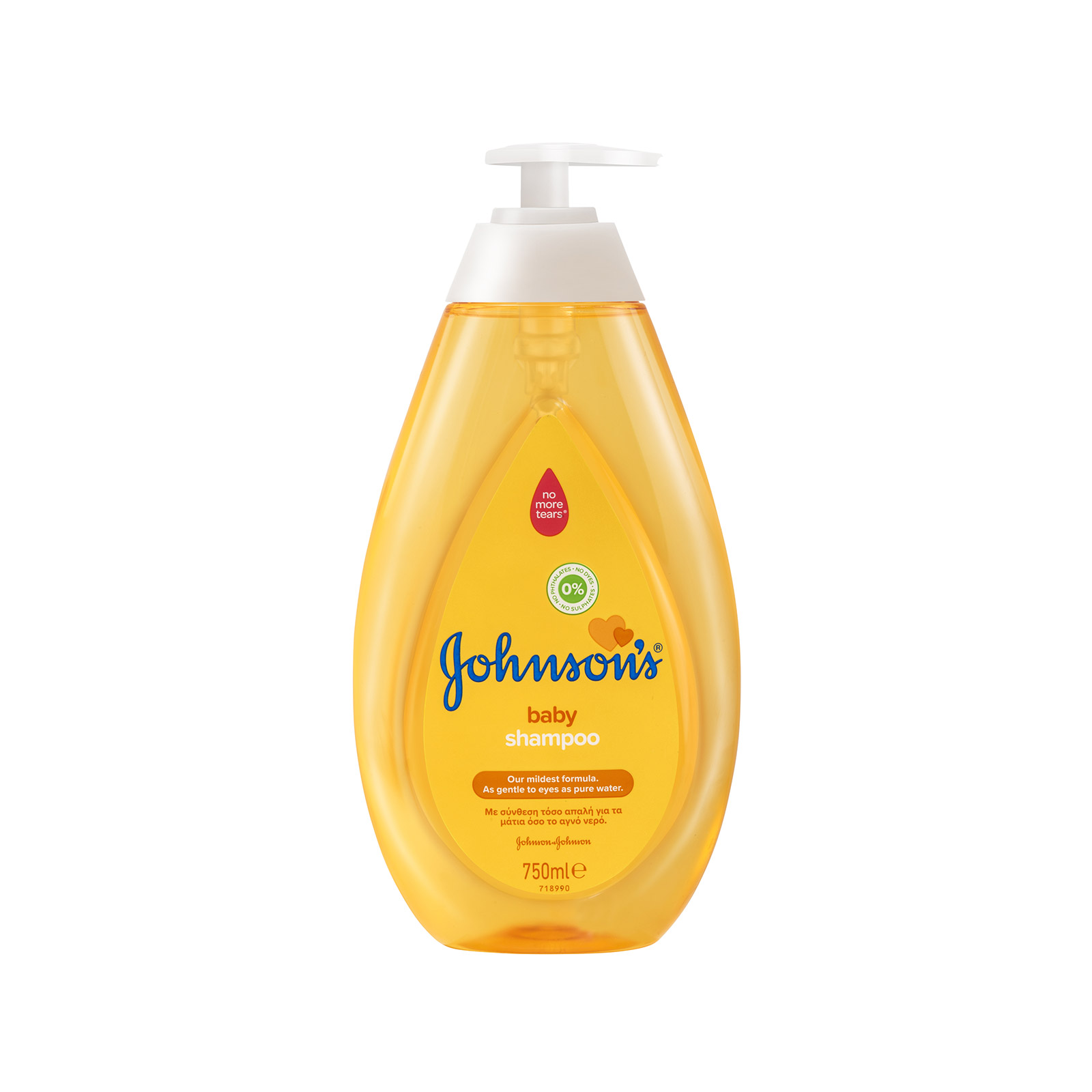 Johnson's Baby σαμπουάν μαλλιών παιδικό 750ml