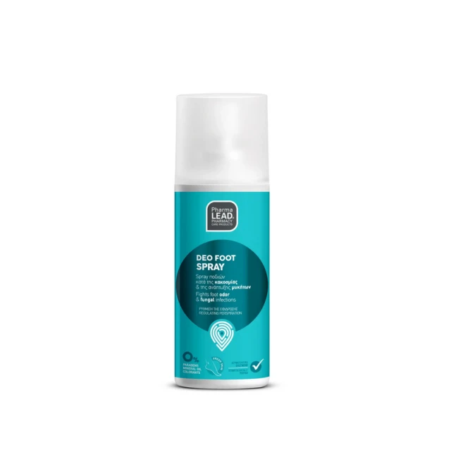 PharmaLead Deo Foot Spray Αποσμητικό Spray Ποδιών Κατά της Κακοσμίας & της Ανάπτυξης Μυκήτων, 100ml