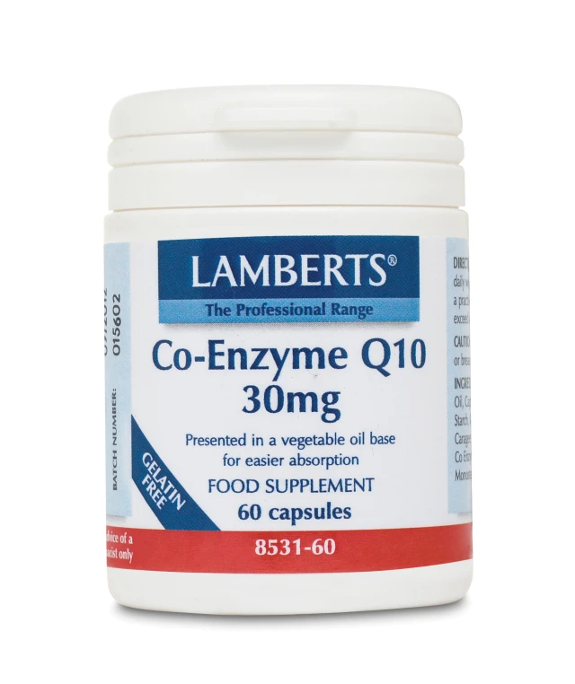 Lamberts Co-Enzyme Q10 30mg, 60caps LAMBERTS | Φαρμακείο Κατιρτζόγλου