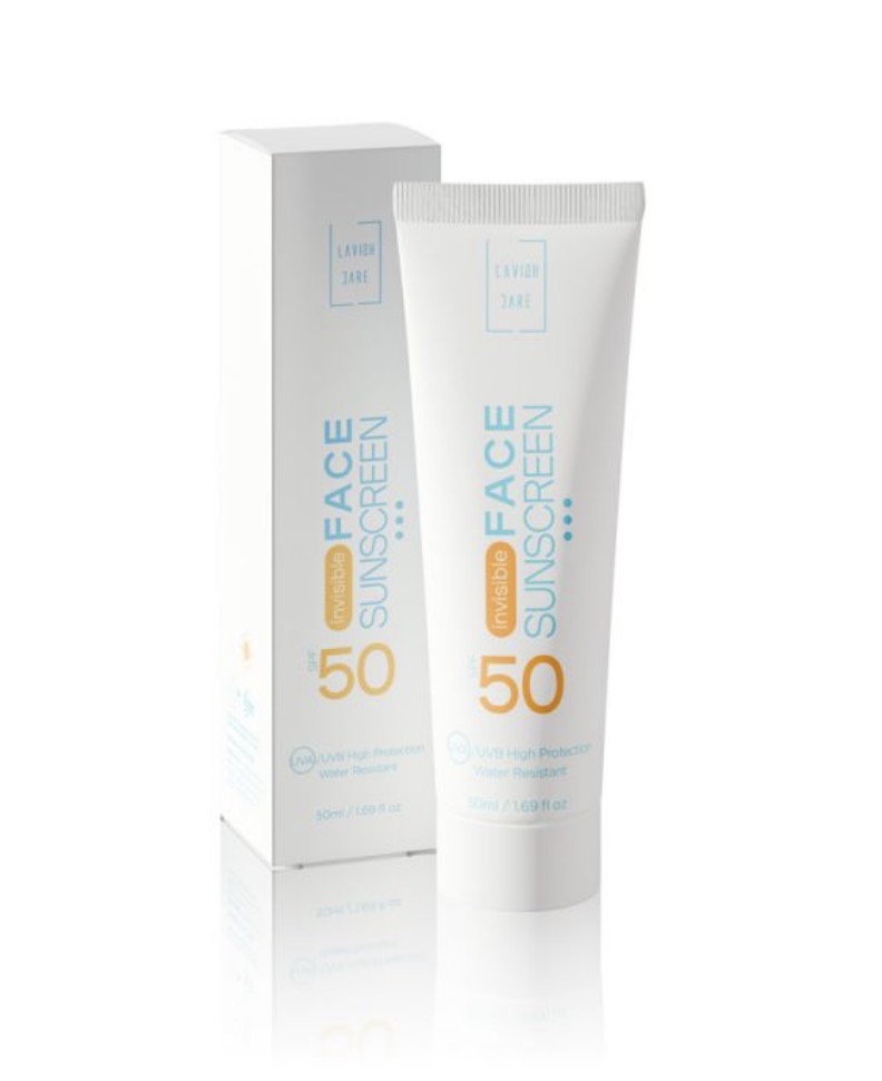 Lavish Care Invisible Αντηλιακό Προσώπου SPF50, 50ml