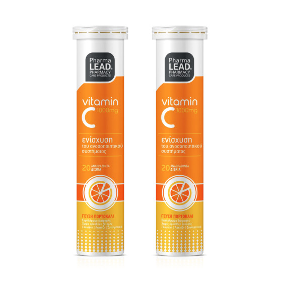 Pharmalead Combo Pack Vitamin C 1000mg, 2x20eff.tabs PHARMALEAD | Φαρμακείο Κατιρτζόγλου