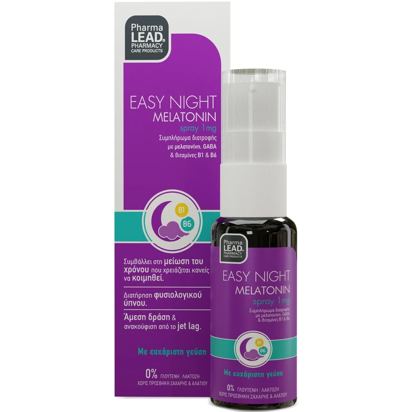 Pharmalead Easy Night Melatonin Spray Μελατονίνη με Βιταμίνες B6 & B1, 20ml