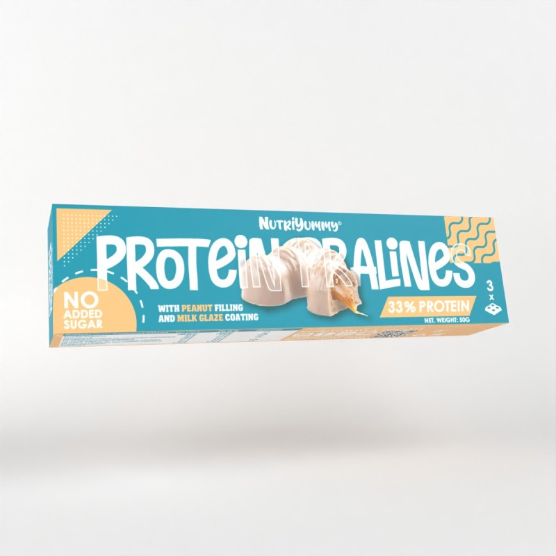 Nutriyummy Protein Pralines White Chocolate 50g 