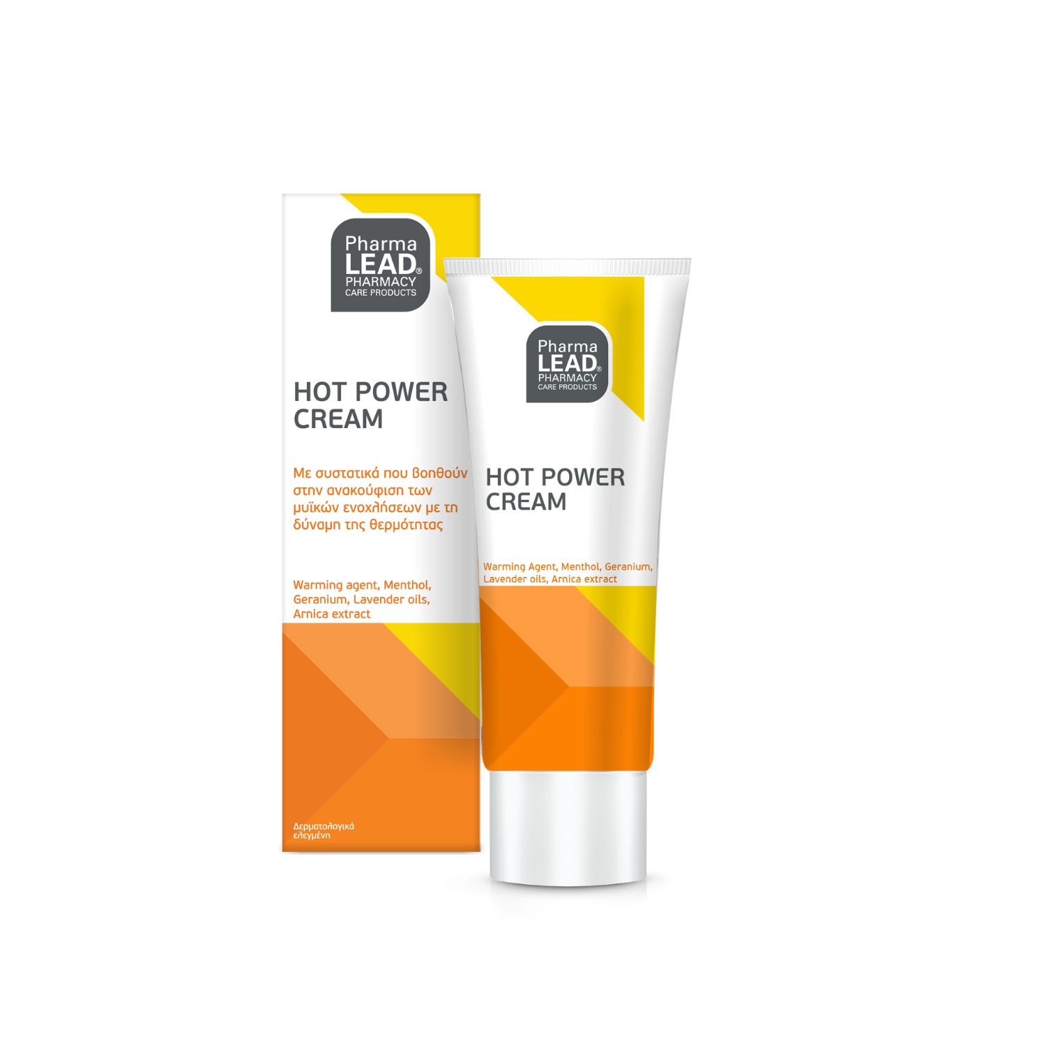 Pharmalead Hot Power Cream Θερμαντική Κρέμα Ανακούφισης Μυϊκών Πόνων, 100ml