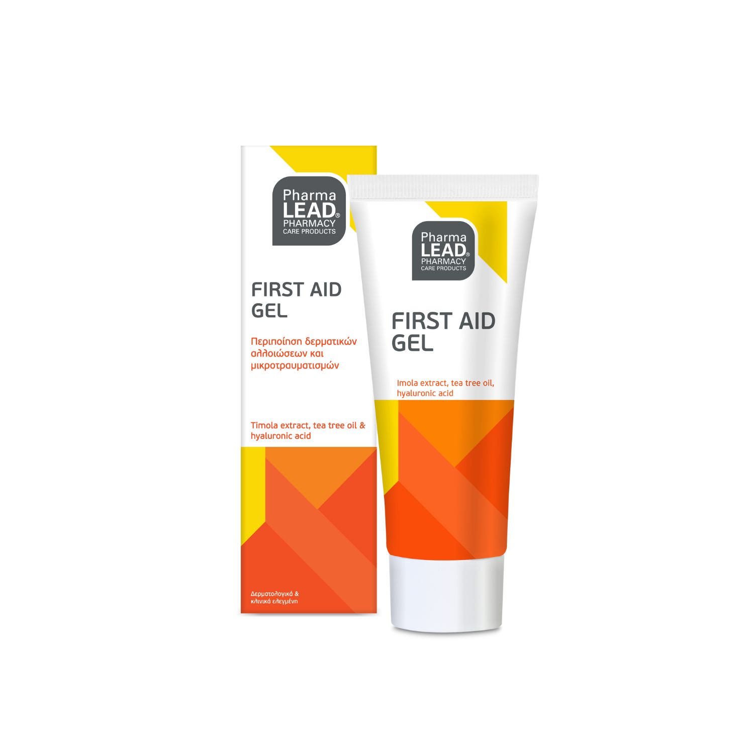 Pharmalead First Aid Gel Πρώτης Βοήθειας με Εκχύλισμα Timola, Έλαιο Τειόδεντρου & Υαλουρονικό Οξύ, 50ml