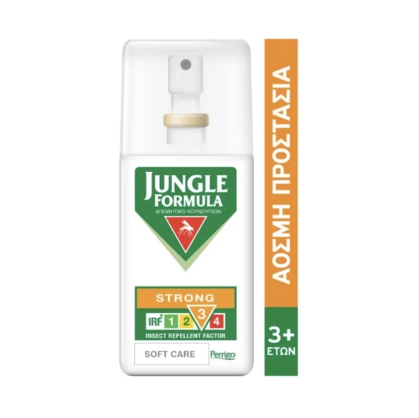 Jungle Formula Strong Soft Care Αντικουνουπικό Σπρέι, 75ml